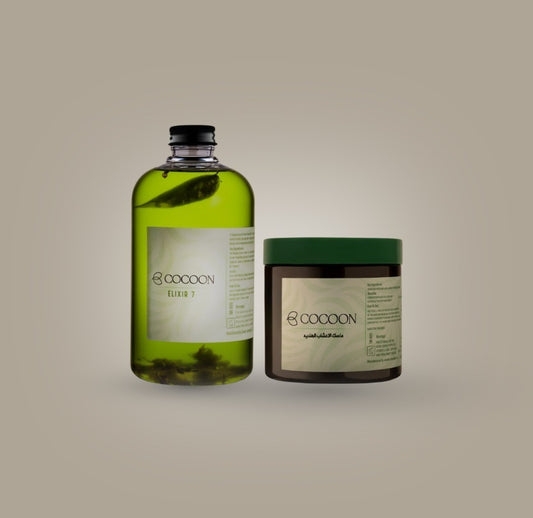 مجموعة الكثافة واللمعان للشعر المصبوغ+ماسك الترميم مجاني - Density&Brightness Set For Colored Hair+Free reparining mask